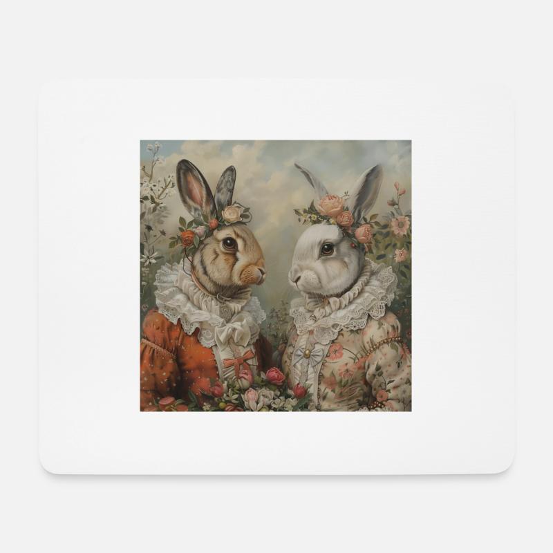 Easter Bunny - Mouse Pad (horizontal) - white