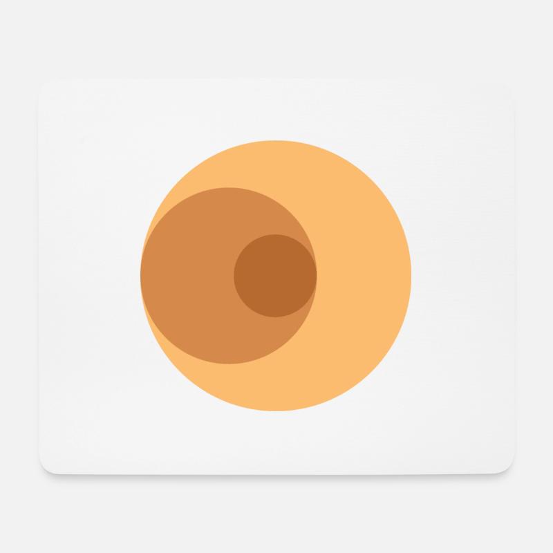 3 suns - Mouse Pad (horizontal) - white