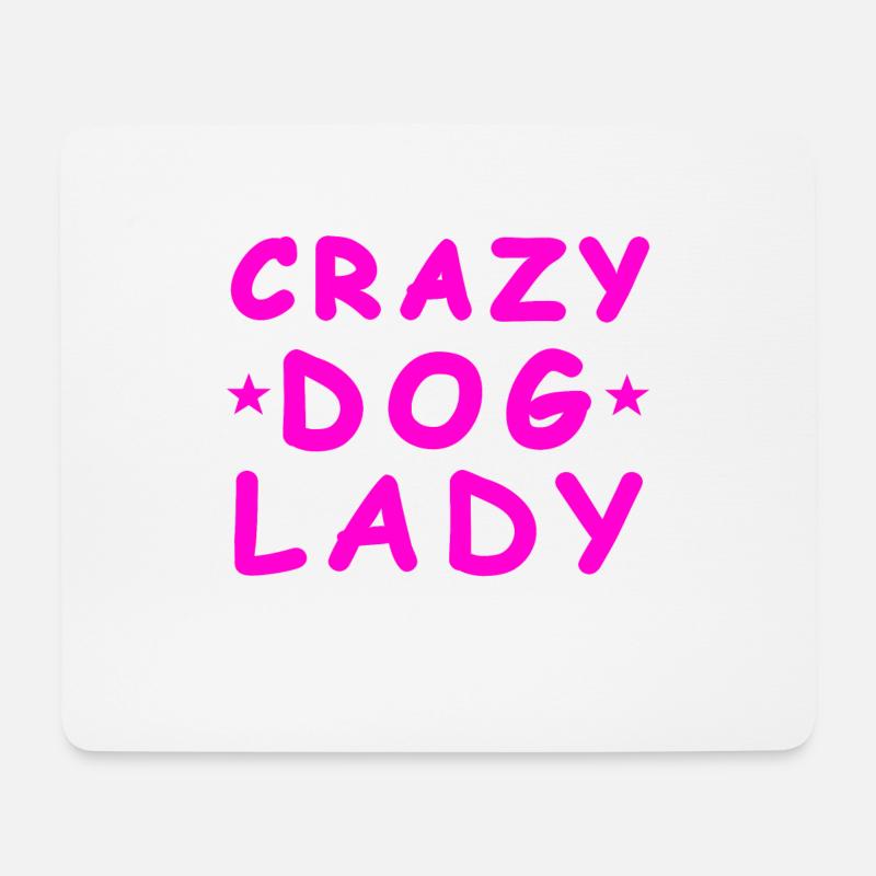 Hunde - Mousepad (Querformat) - Weiß