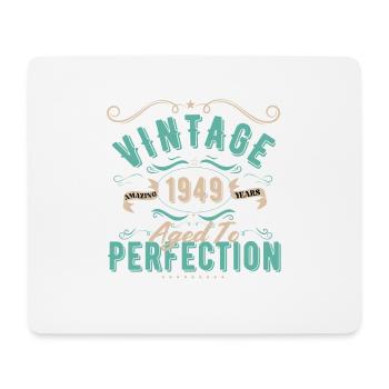 Jahrgang 1949 - 1949 Geburtstagsgeschenk - Mousepad (Querformat) - Weiß - Vorne