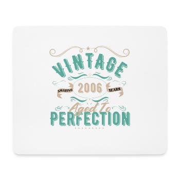 Jahrgang 2006 - 2006 Geburtstagsgeschenk - Mousepad (Querformat) - Weiß - Vorne
