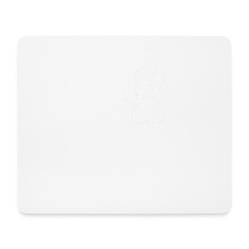 LOVE DOG PAWS WHITE GRUNGE - Mousepad (Querformat) - Weiß - Vorne