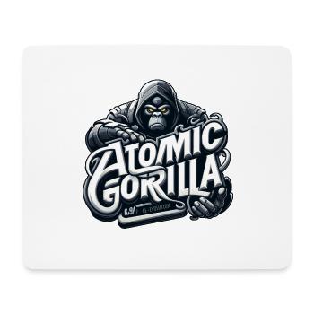 Atomic Gorilla - Mousepad (Querformat) - Weiß - Vorne
