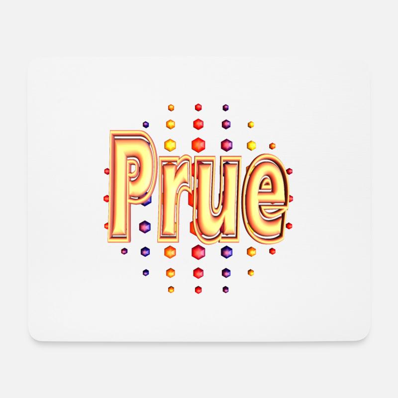 prue2 - Mousepad (Querformat) - Weiß