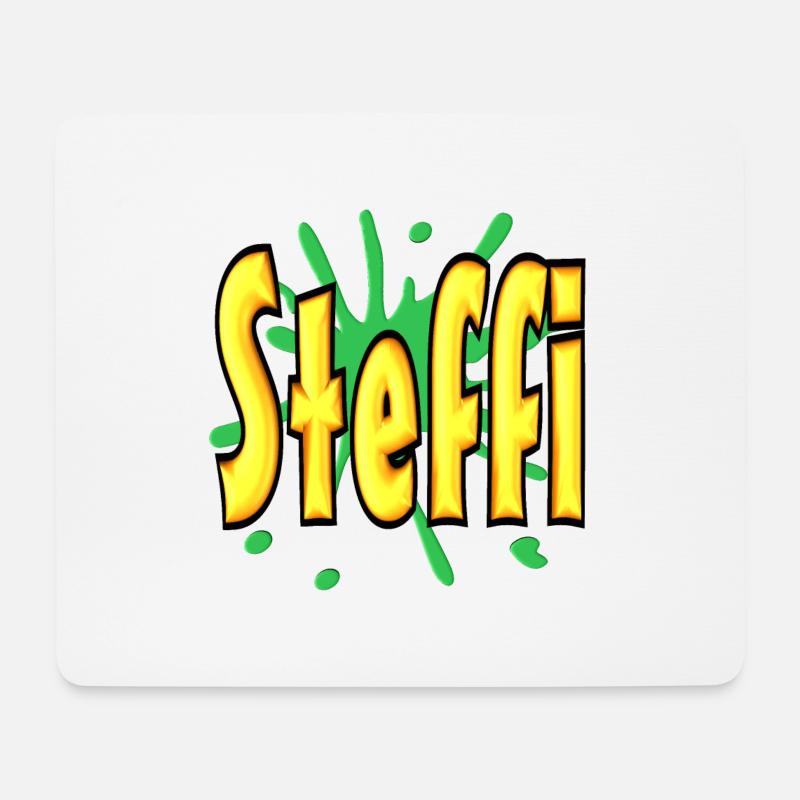 steffi2 - Mousepad (Querformat) - Weiß