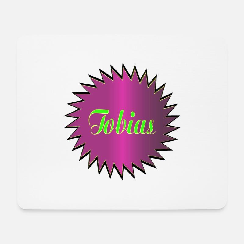 tobias2 - Mouse Pad (horizontal) - white
