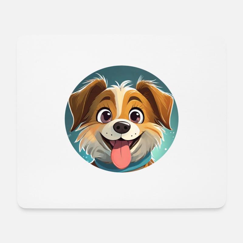 Comic Dog - Mouse Pad (horizontal) - white