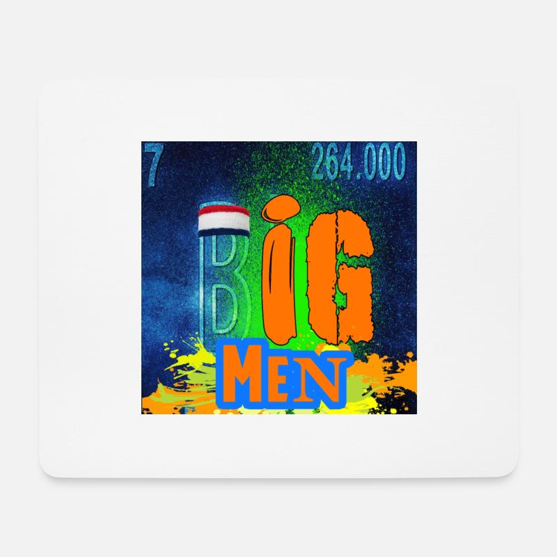 CHEMIE DER GROSSEN MÄNNER - Mousepad (Querformat) - Weiß