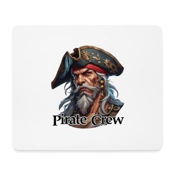 Pirat / Ahoi / Anker / Kapitän / Totenkopf / Rum - Mousepad (Querformat) - Weiß - Vorne