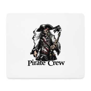 Pirat / Ahoi / Anker / Kapitän / Totenkopf / Rum - Mousepad (Querformat) - Weiß - Vorne