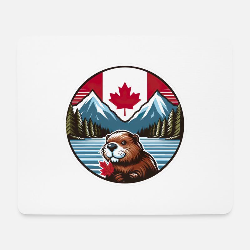 Canada Bieber 2 - Mouse Pad (horizontal) - white