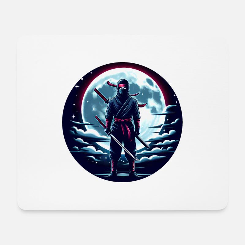 Ninja - Mouse Pad (horizontal) - white