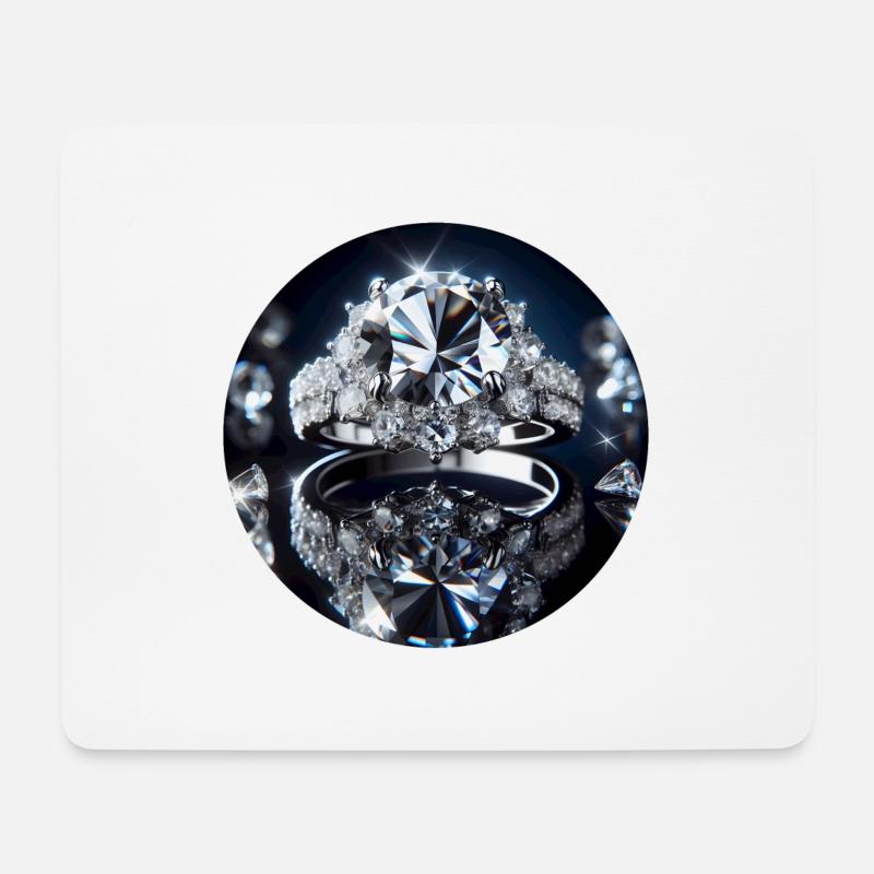 Diamond - Mouse Pad (horizontal) - white