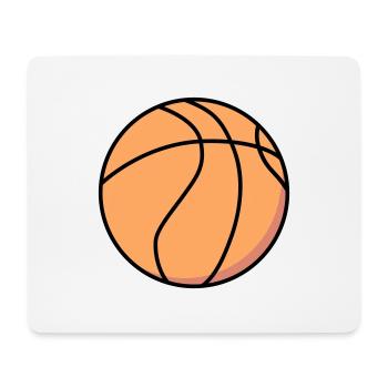 Basket-ball 5 0 14 - Tapis de souris (format paysage) - blanc - Devant