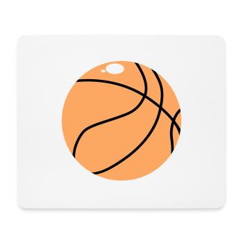 Basket-ball - Tapis de souris (format paysage) - blanc - Devant