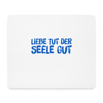 Love heals - Mouse Pad (horizontal) - white - Front