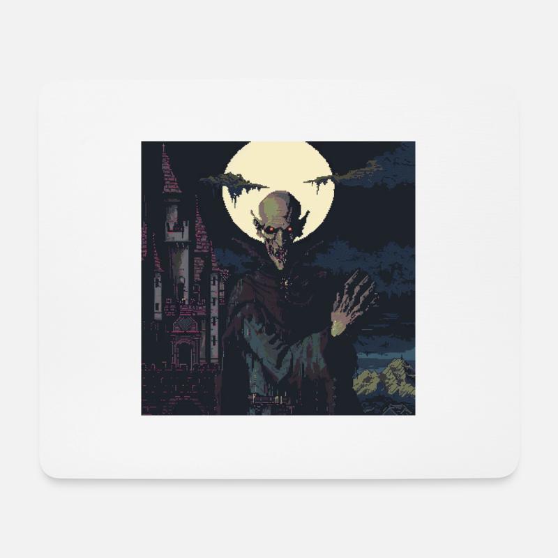 Nosferatu 16 bit - Mouse Pad (horizontal) - white