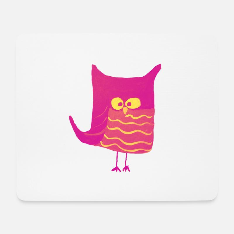 Eulalia Pink Gelb - Mousepad (Querformat) - Weiß