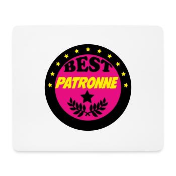BEST PATRONNE - Tapis de souris (format paysage) - blanc - Devant