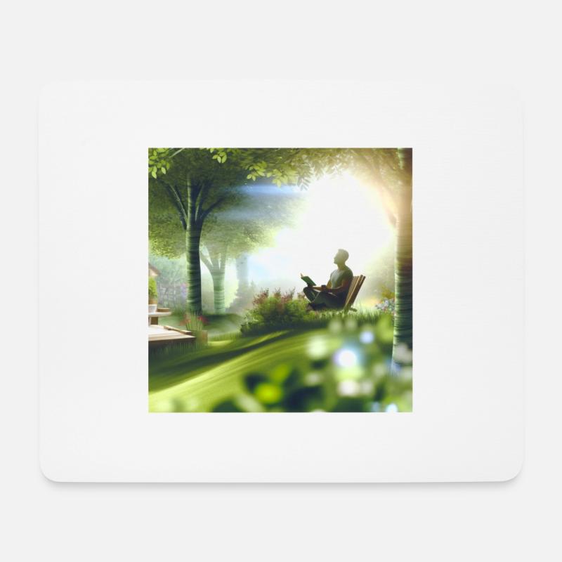 Selbstliebe - Mousepad (Querformat) - Weiß