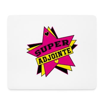 Super ADJOINTE - Tapis de souris (format paysage) - blanc - Devant