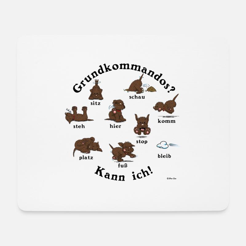 Kommandos3 - Mousepad (Querformat) - Weiß