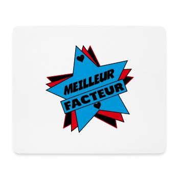 BESTER FAKTOR - Mousepad (Querformat) - Weiß - Vorne