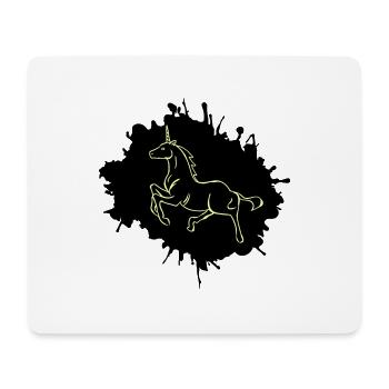 Unicorn blobs - Mouse Pad (horizontal) - white - Front