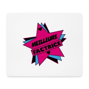 MEILLEURE FACTRICE - Tapis de souris (format paysage) - blanc - Devant