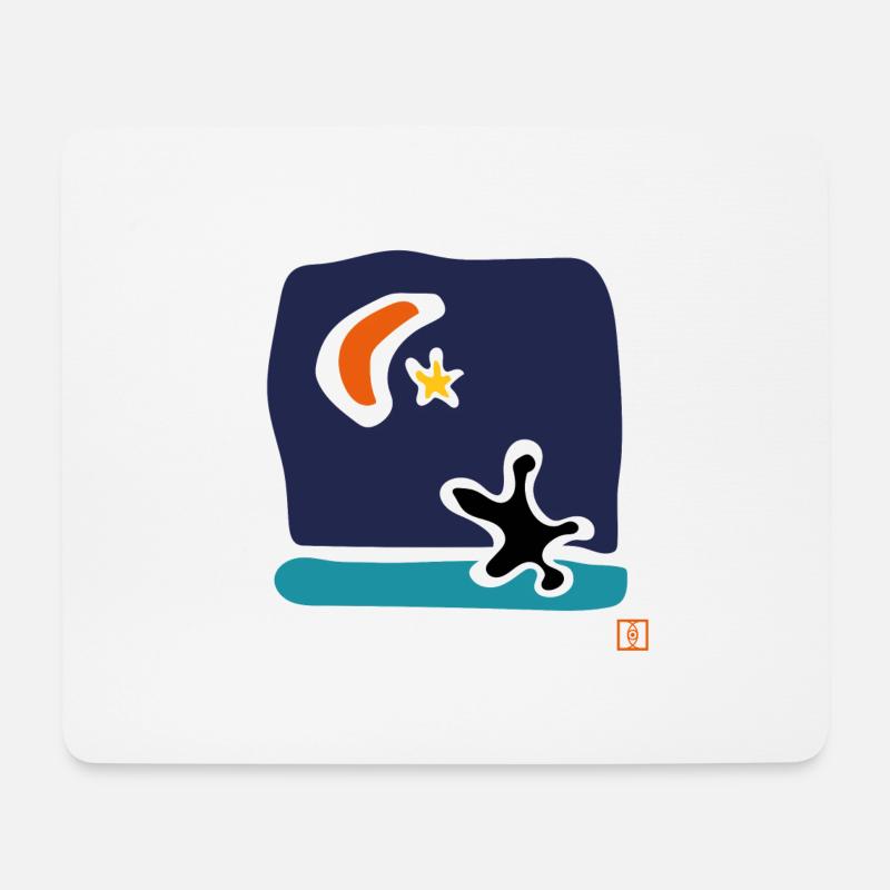 migrant - Mouse Pad (horizontal) - white