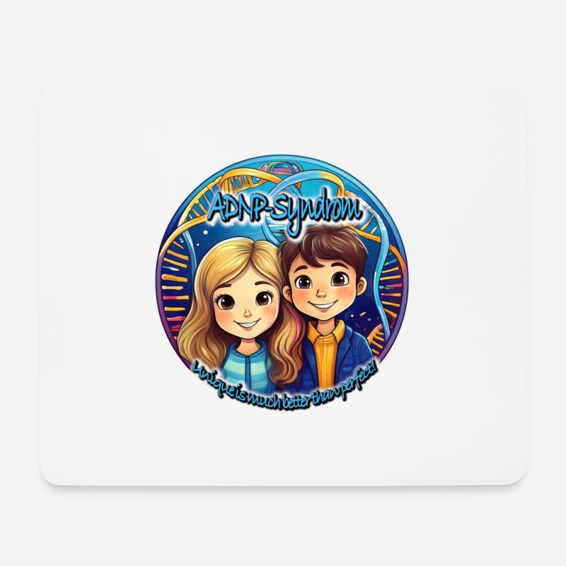 ADNP Teenager - Mousepad (Querformat) - Weiß