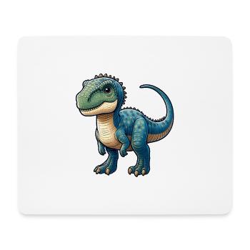 Dinosaure Animal Sauvage - Tapis de souris (format paysage) - blanc - Devant