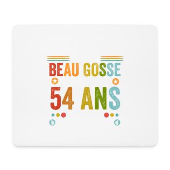 54 ans Cadeau Anniversaire 54 ans Drôle - Tapis de souris (format paysage) - blanc - Devant