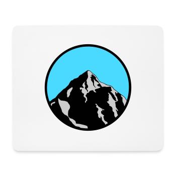 montagne - Tapis de souris (format paysage) - blanc - Devant