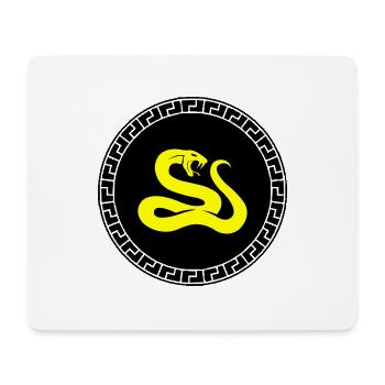 Snake 02 - Mouse Pad (horizontal) - white - Front