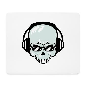 Schädel Skelett Totenkopf Horror Halloween Kopf - Mousepad (Querformat) - Weiß - Vorne