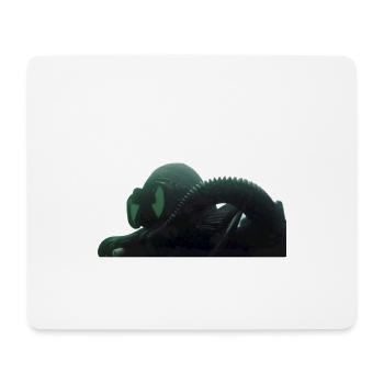 Taucher - Mousepad (Querformat) - Weiß - Vorne