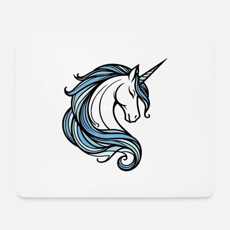 Unicorn - Mouse Pad (horizontal) - white