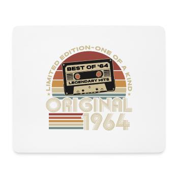 Original 1964 Retro Jahrgang Geburtstag Geschenk - Mousepad (Querformat) - Weiß - Vorne