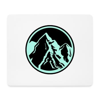Mountains Mountains 1 - Mouse Pad (horizontal) - white - Front