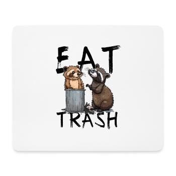 Raccoon Forest Animal Funny - Mouse Pad (horizontal) - white - Front