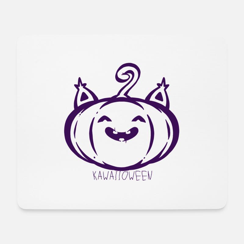Kawaiioween - Mousepad (Querformat) - Weiß