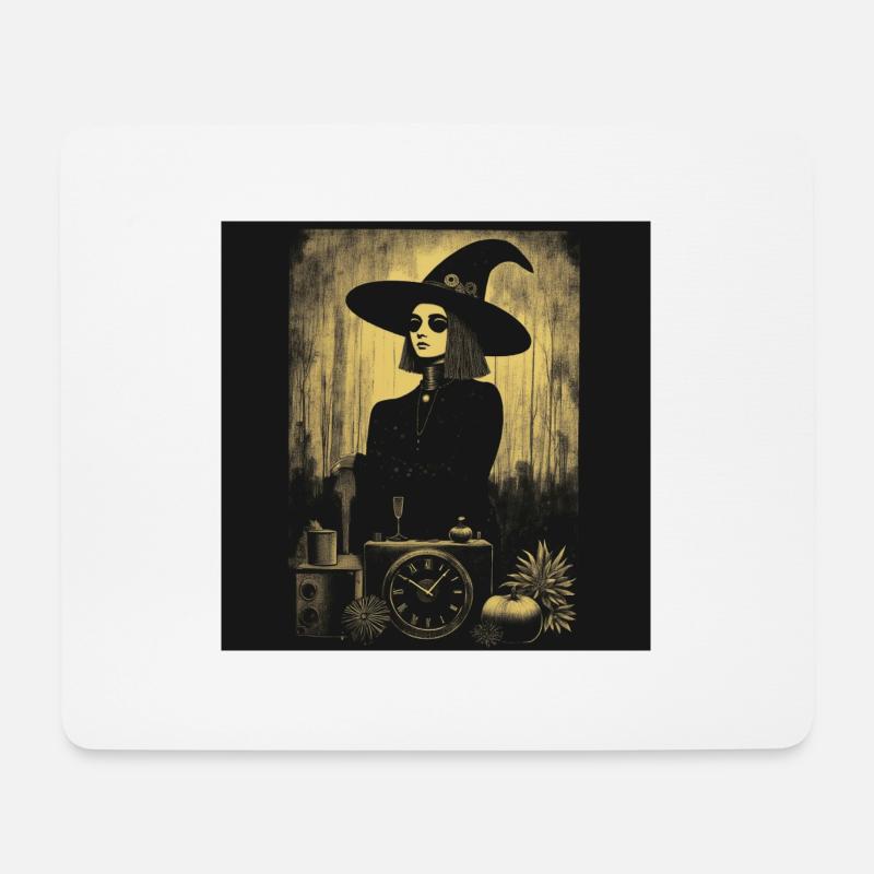 Halloween Witch - Mouse Pad (horizontal) - white