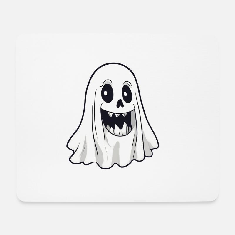 Halloween Ghost - Mouse Pad (horizontal) - white