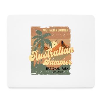 Australian Summer - Mousepad (Querformat) - Weiß - Vorne