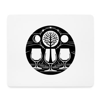 Yggdrasil - Mousepad (Querformat) - Weiß - Vorne