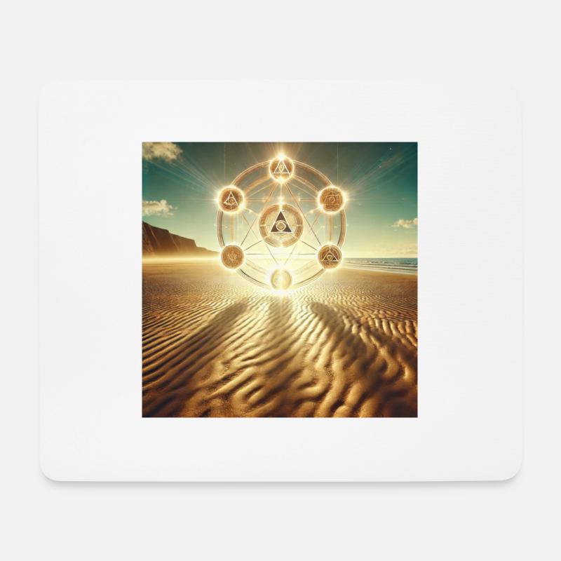 Zauberei - Mousepad (Querformat) - Weiß