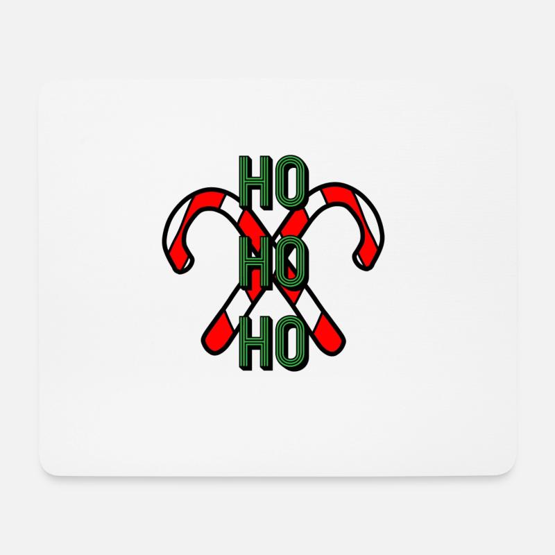HO HO HO - Mousepad (Querformat) - Weiß