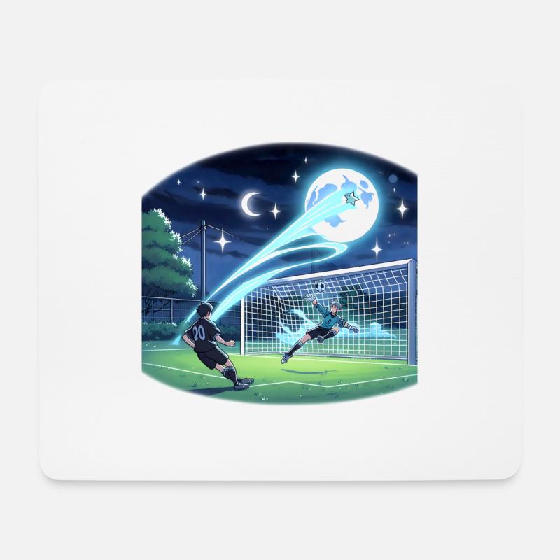 Fussball - Mousepad (Querformat) - Weiß