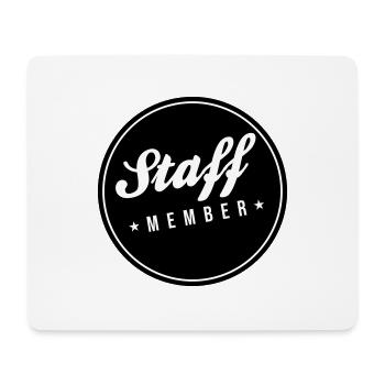 Staff Member - Mouse Pad (horizontal) - white - Front